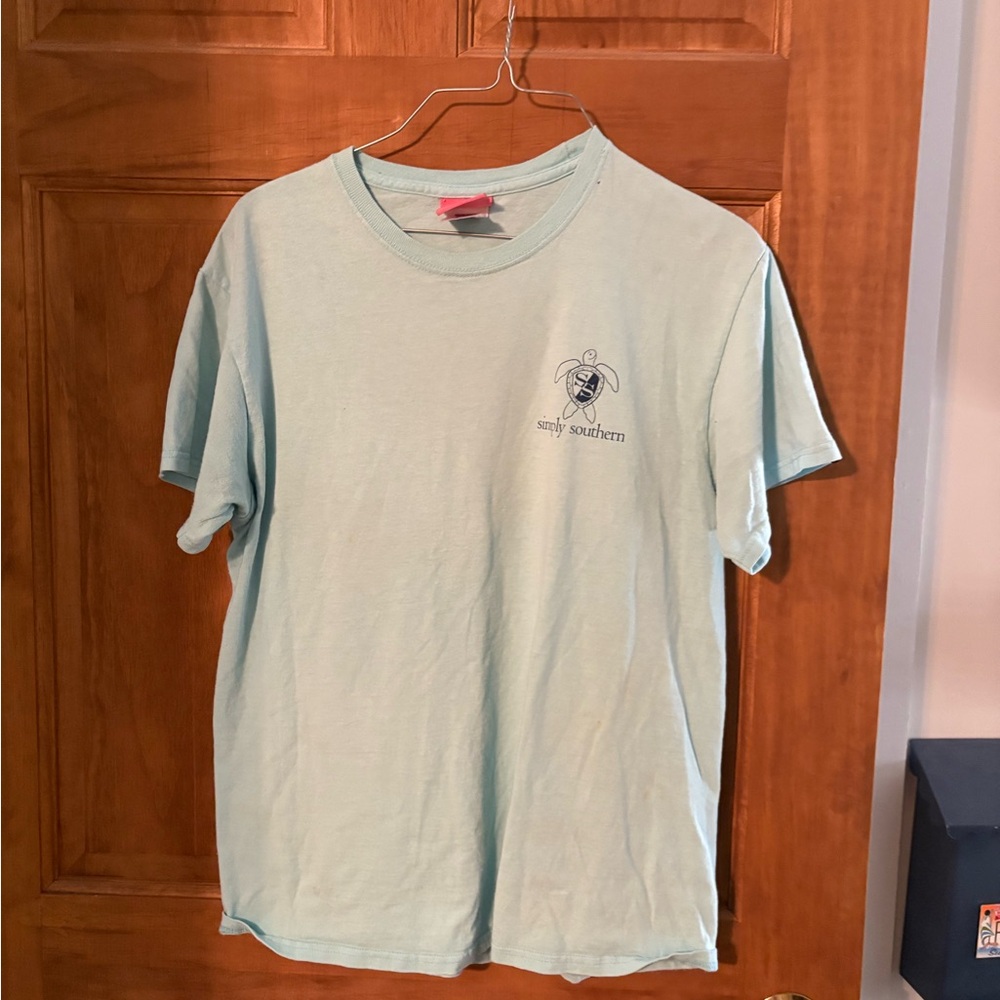 Simply Southern Aqua Short Sleeve Tee